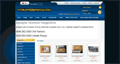 Desktop Screenshot of otokaryedekparca.com